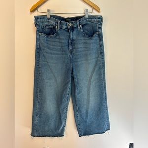 Banana Republic Wide Leg Cropped Jeans Size 33s